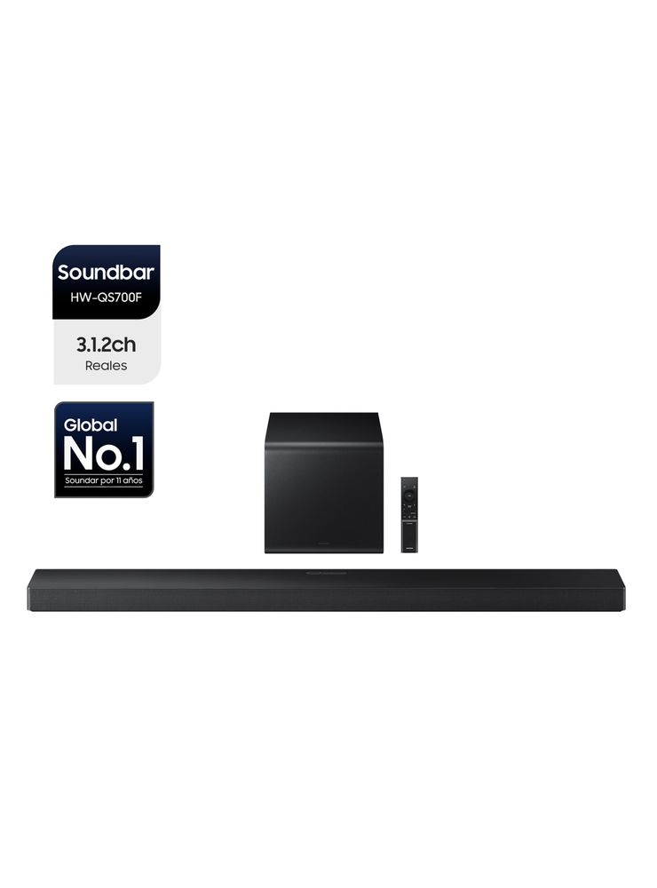 Samsung Soundbar HW-QS700F Negro, foto 3