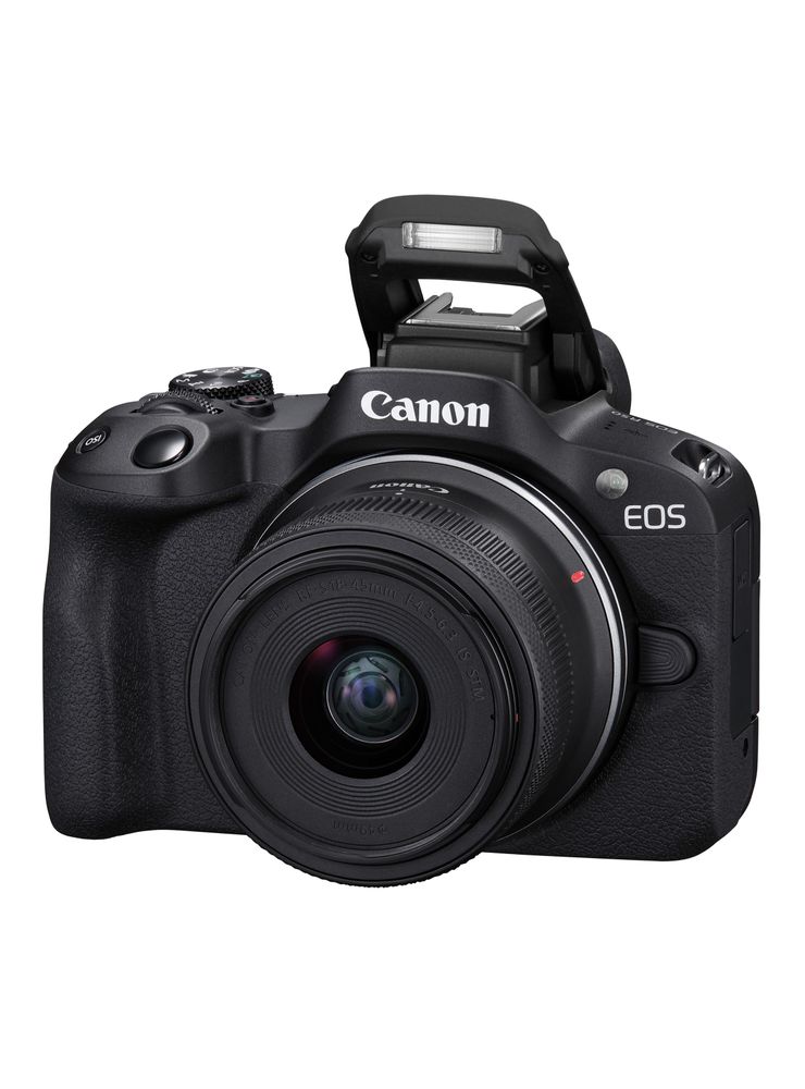 Canon Cámara Mirrorless R50 + Lente 18-45mm STM