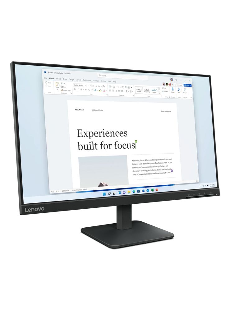 Lenovo L24-4e 23.8" Raven Black, foto 3