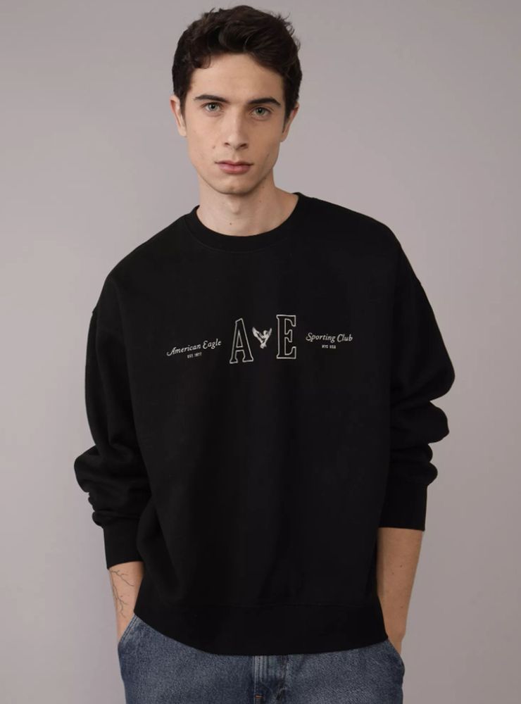 American Eagle Polerón Crewneck AE Gráfico