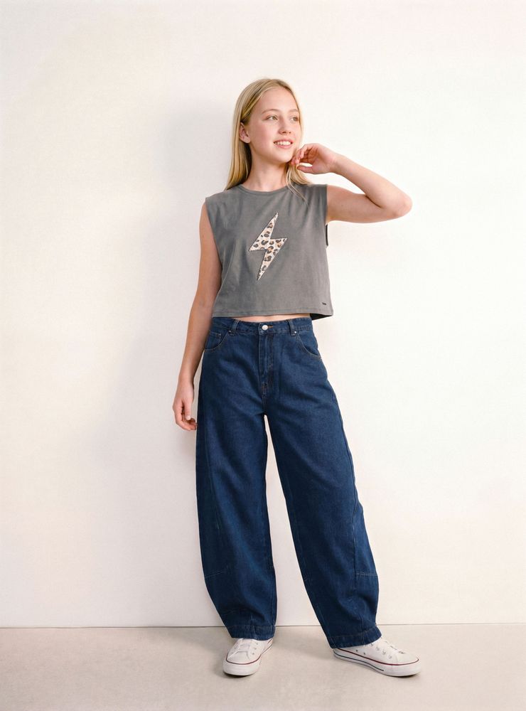 Moon Jeans Aladín con Corte Niña