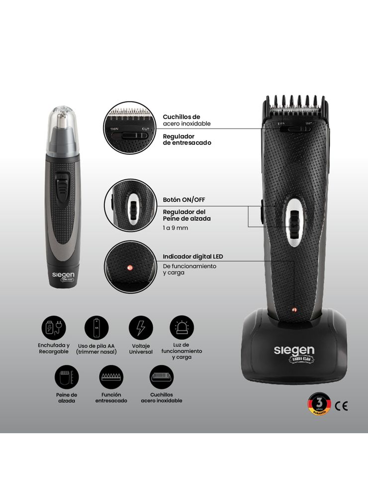 Siegen SG-8410C01 Negro, foto 6