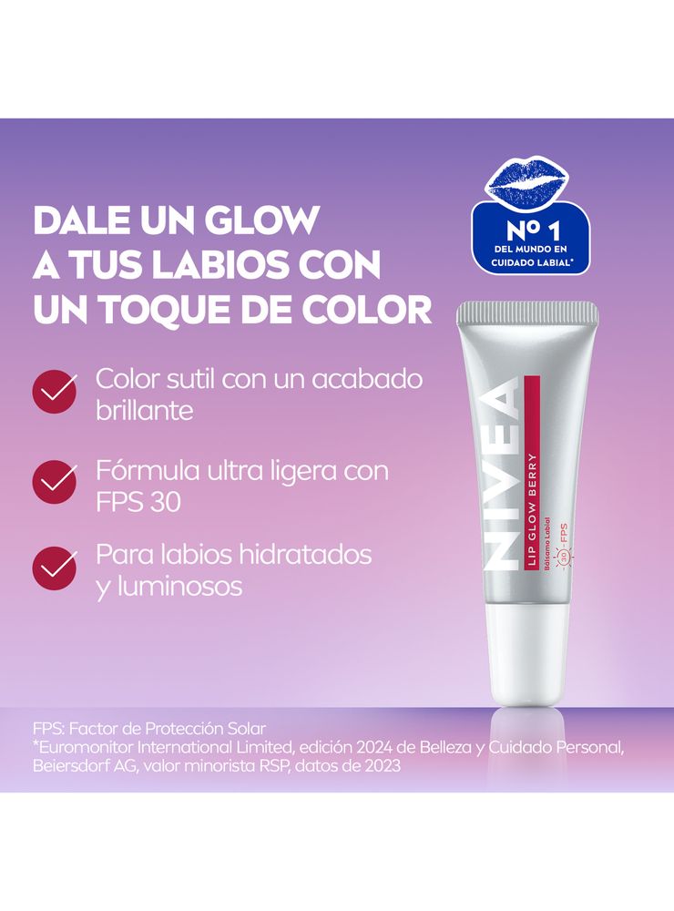 Nivea Lip Glow Berry, foto 2