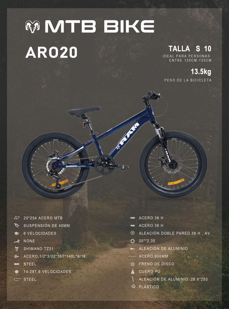 Ram Kids 20 Azul, foto 6