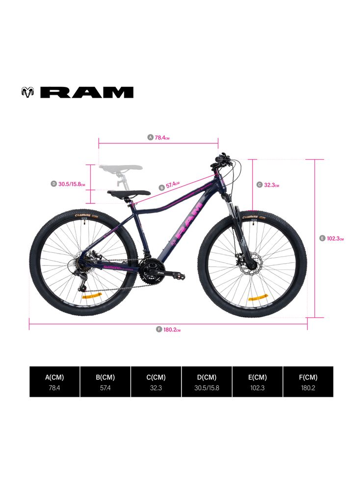 Ram Rebel 27.5 Morado, foto 2
