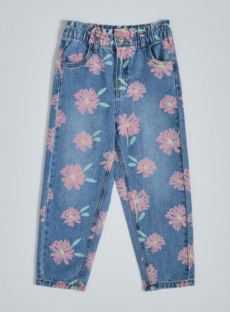 Umbrale Jeans Baggy Full Estampado Flores