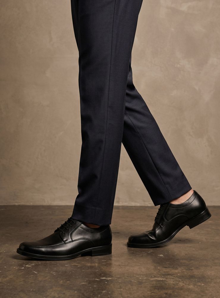 Alaniz Zapato Formal Punta Cuadrada Cuero Hombre