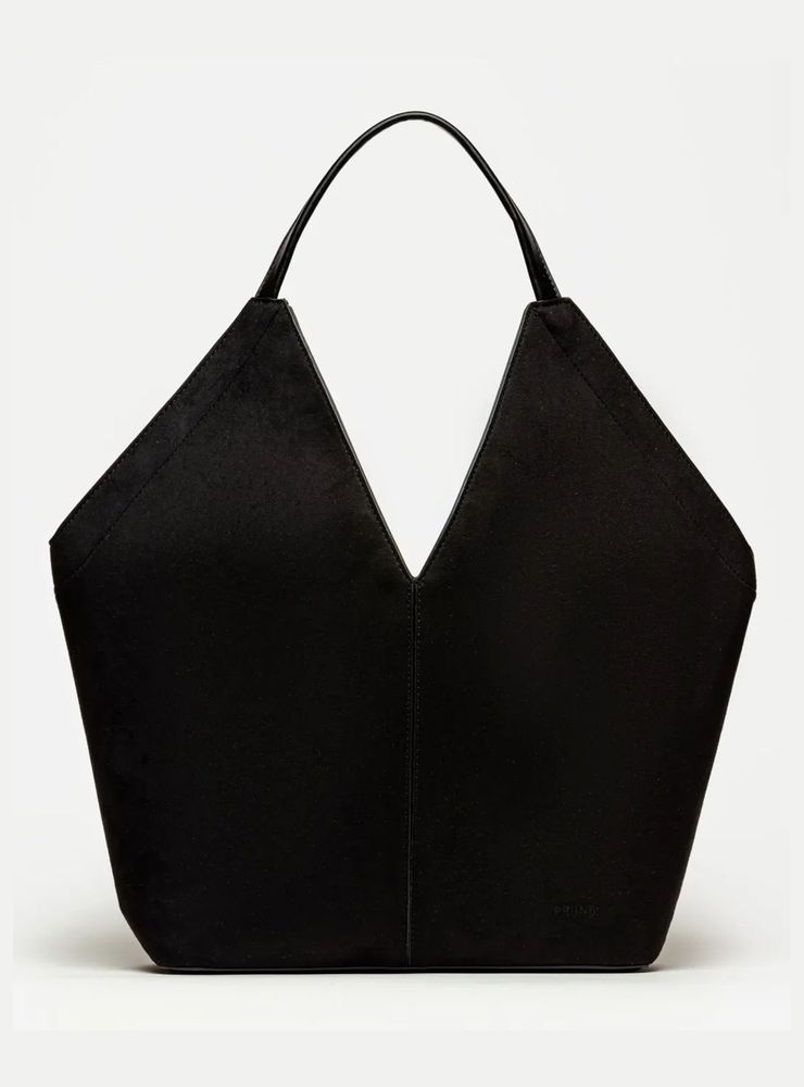 Prüne Cartera de Hombro Minibag Josephine Negro