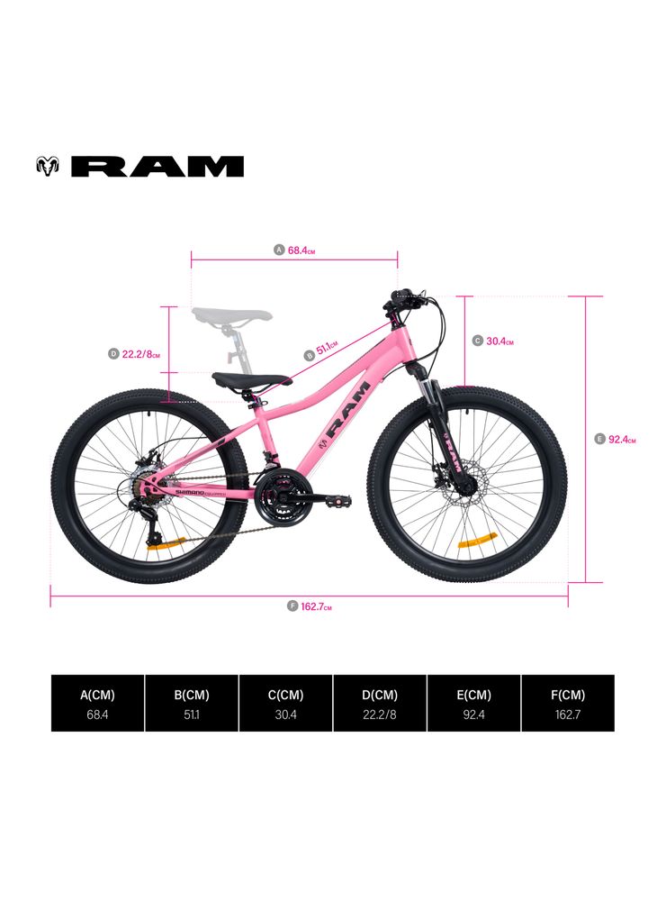 Ram Kids 24 Fucsia, foto 2