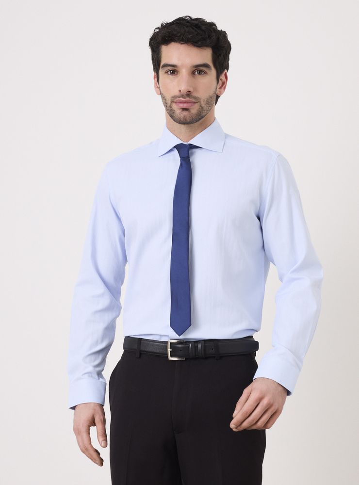 Alaniz Camisa de Vestir Slim Fit Fantasía