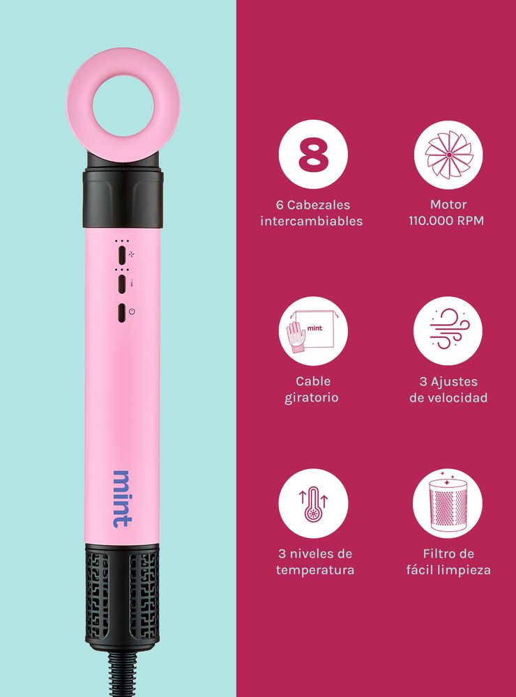 Mint Multistyler 8 en 1 Rosado, foto 2