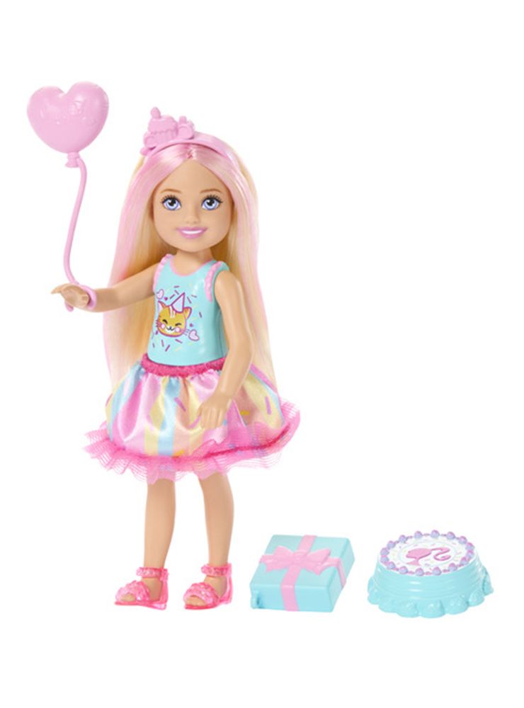 Barbie Muñeca Chelsea Cumpleaños + Accesorios