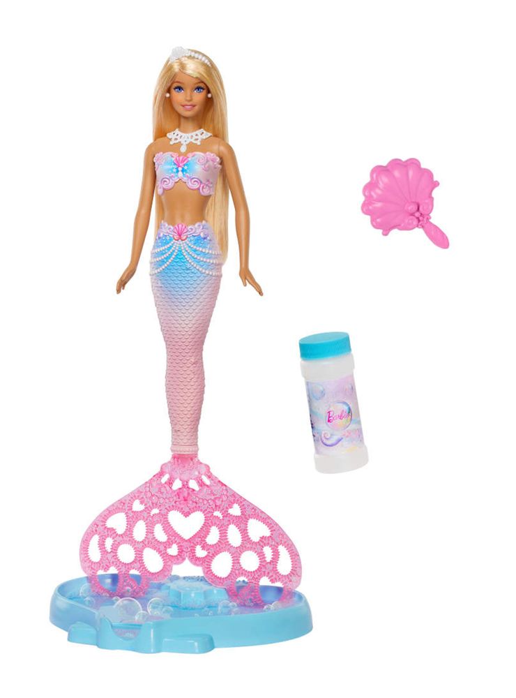 Barbie Muñeca Sirena con Burbujas Fantasía