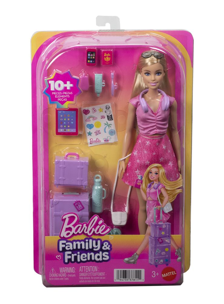 Barbie Muñeca Aventura de Viajes Malibu