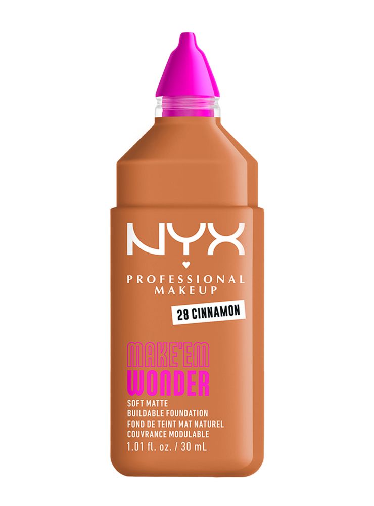 NYX Professional Makeup Make 'Em Wonder Foundation 28 Cinnamon, foto 4