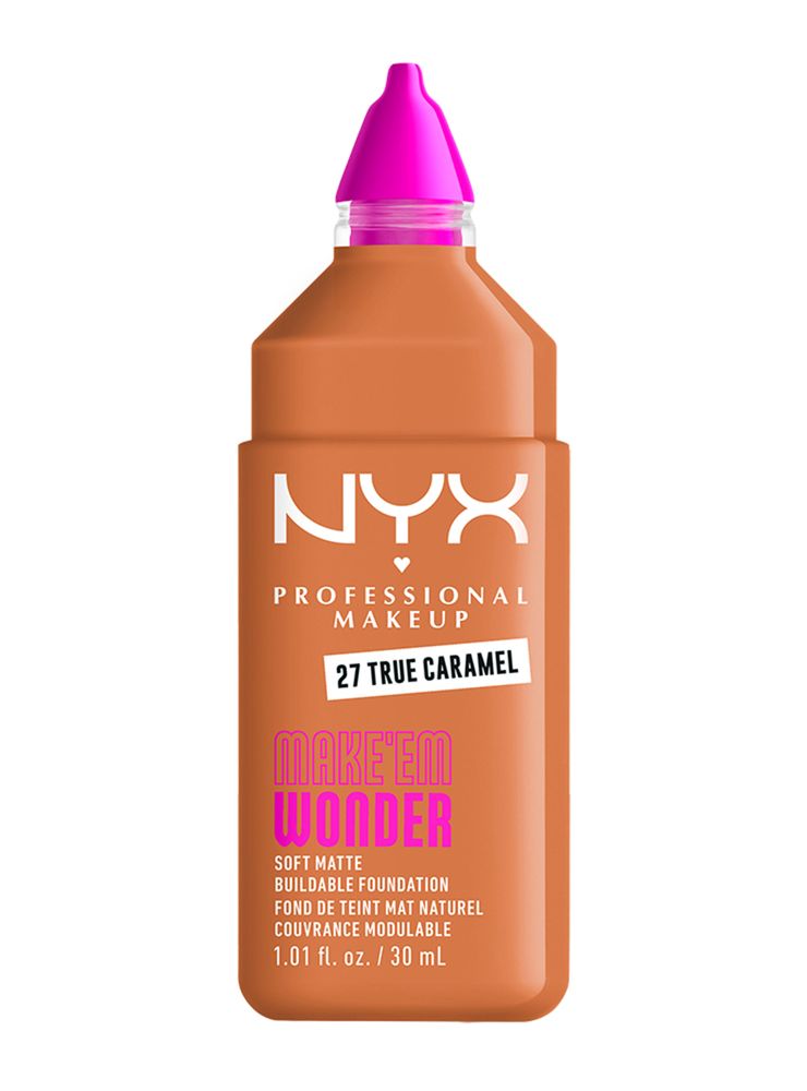 NYX Professional Makeup Make 'Em Wonder Foundation 27 True Caramel, foto 4