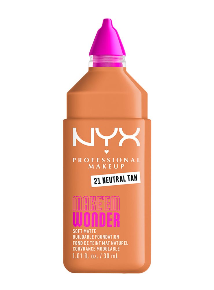 Nyx Professional Makeup Make 'Em Wonder Foundation 21 Neutral Tan, foto 4