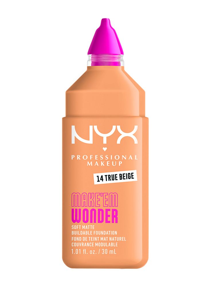 Nyx Professional Makeup Make 'Em Wonder Foundation 14 True Beige, foto 3