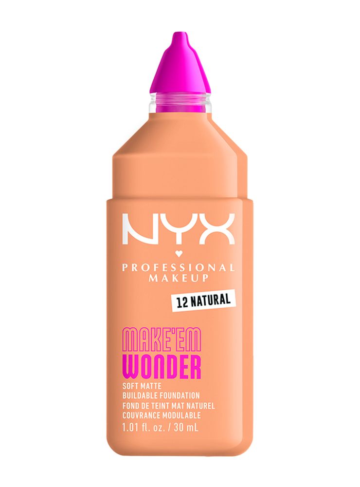 Nyx Professional Makeup Make 'Em Wonder Foundation 12 Natural, foto 3