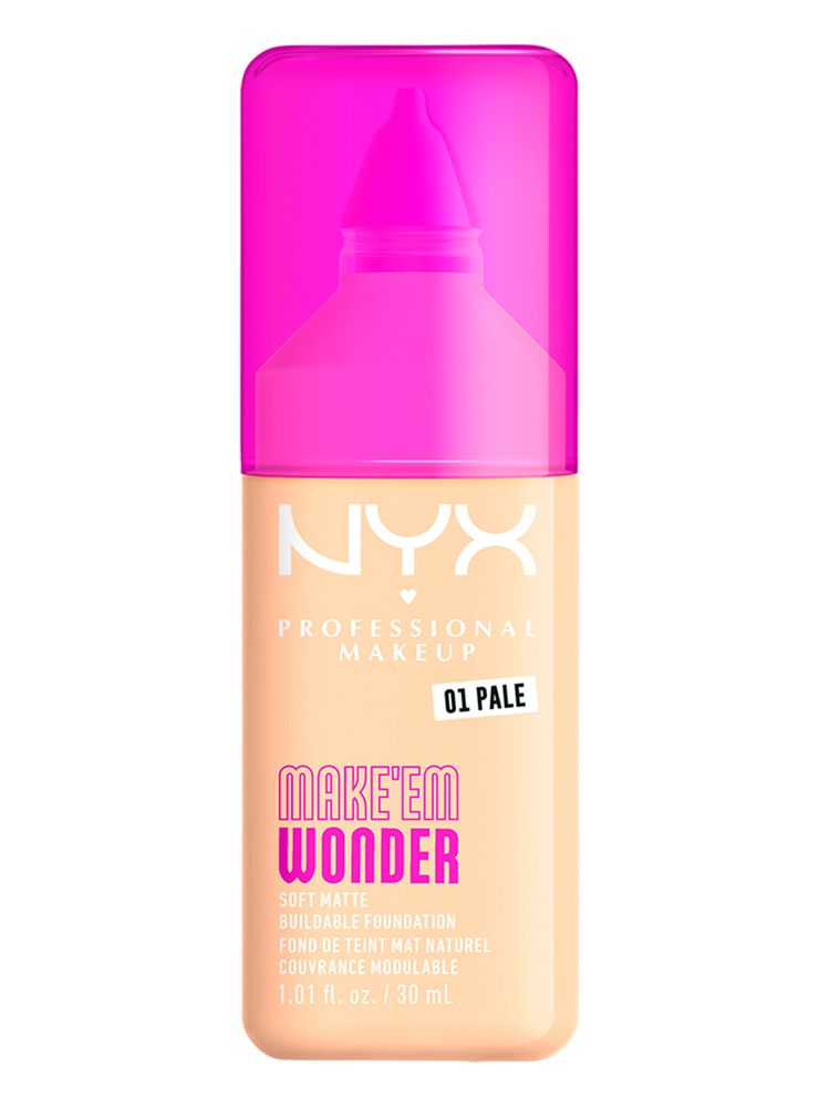 Nyx Professional Makeup Make 'Em Wonder Foundation 01 Pale, foto 3