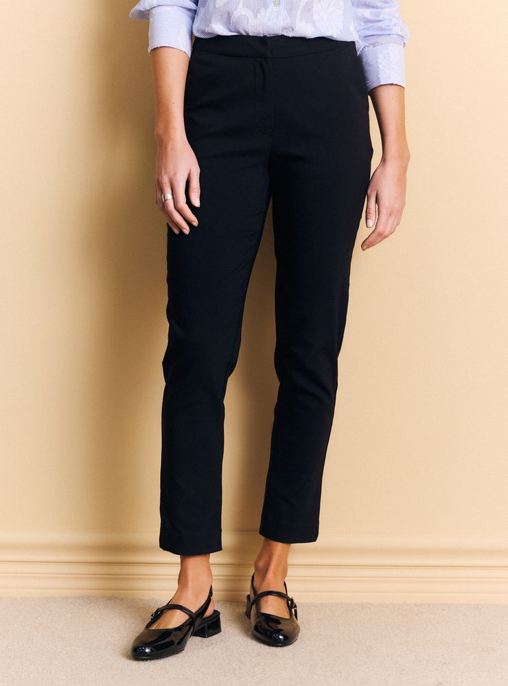 Marittimo Pantalón Satrero Straight Fit Tiro Medio Elasticado