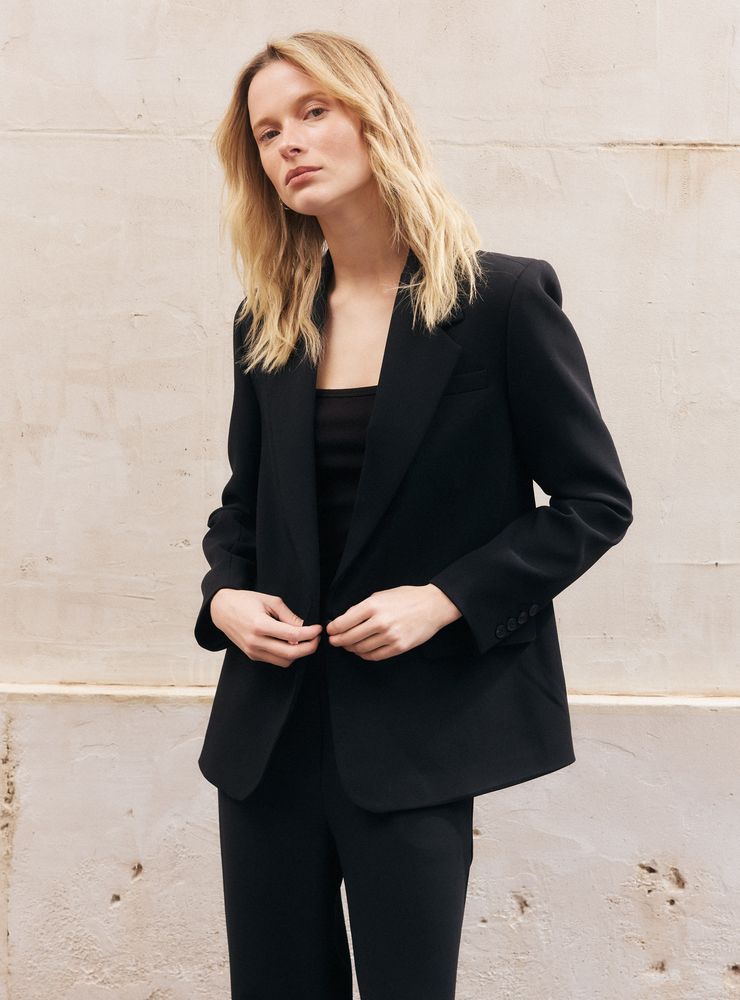 Alaniz Blazer Cruzado Botón