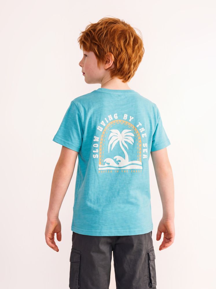 Aussie Polera Estampado en Contraste Espalda