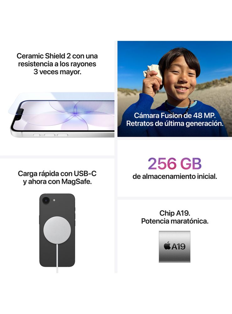 iPhone 17e 256GB Negro Liberado, foto 7