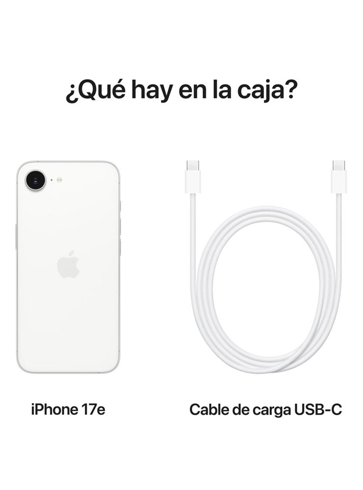 Apple iPhone 17e 512GB Blanco, foto 3