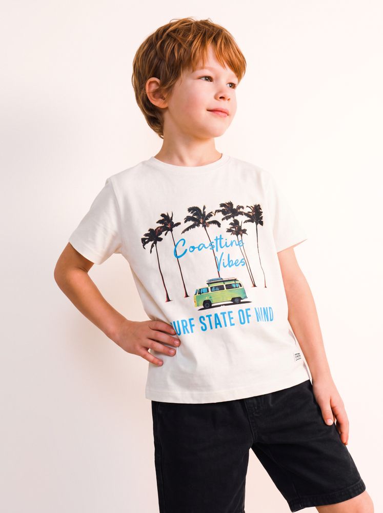 Tribu Polera Estampado Frontal Veraniego
