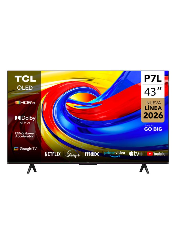 TCL QLED Smart TV 43'' UHD 4K P7L