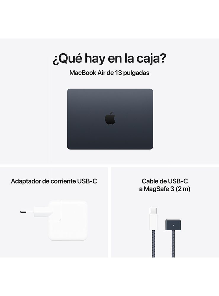 Apple Macbook Air Chip M5 16GB RAM 512GB SSD 13'' Azul Medianoche, foto 3