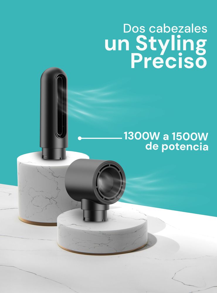 Secador de Pelo Multistyler 6 en 1 BHR-015 Negro, foto 3
