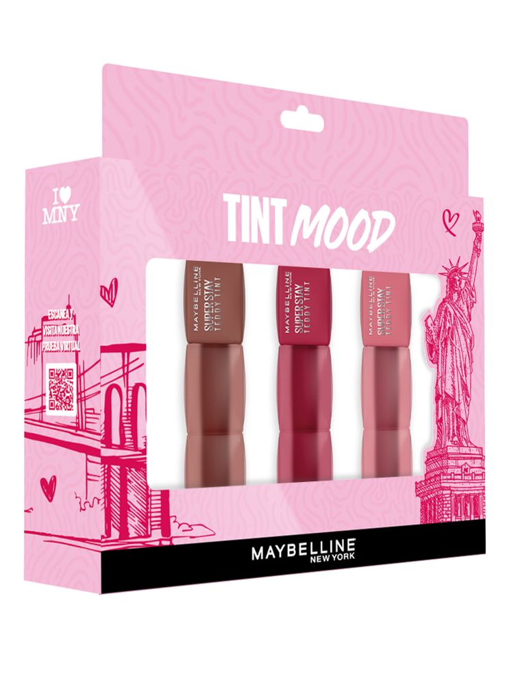Maybelline Superstay Teddy Tint Tint Mood Set, foto 3