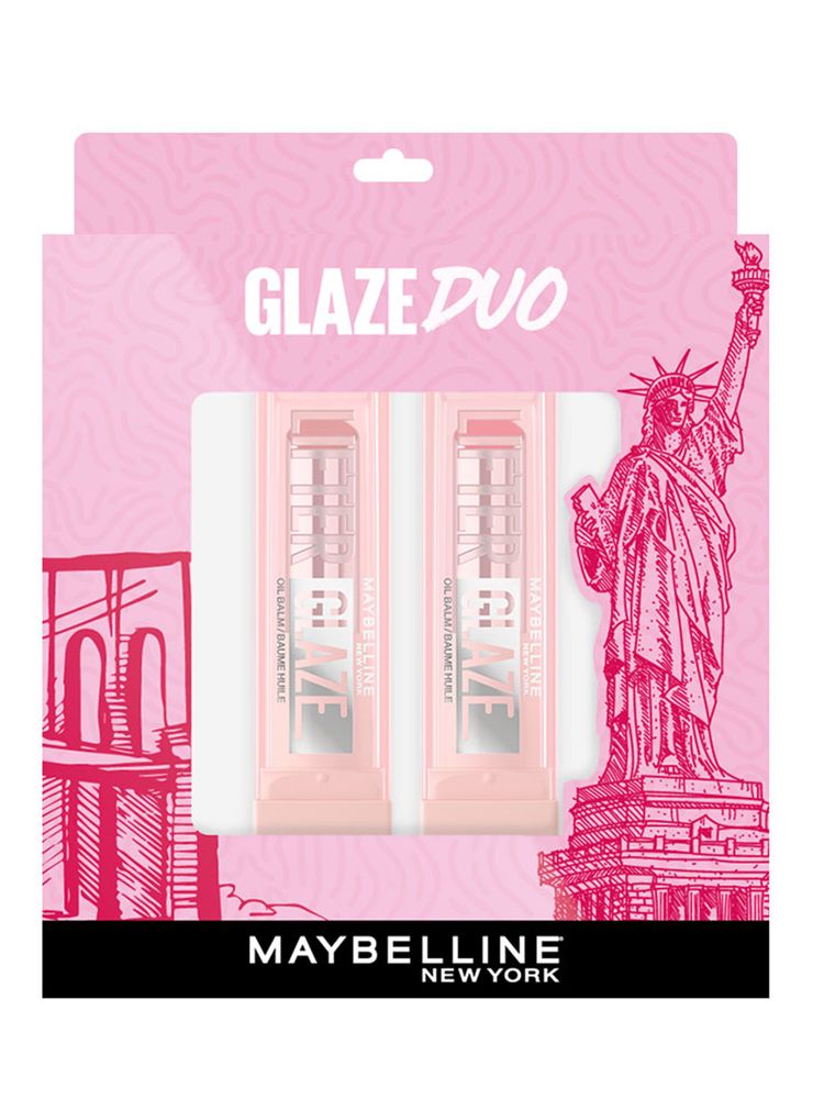 Maybelline Lifter Glaze Duo Latte Crush + Cherry Swirl