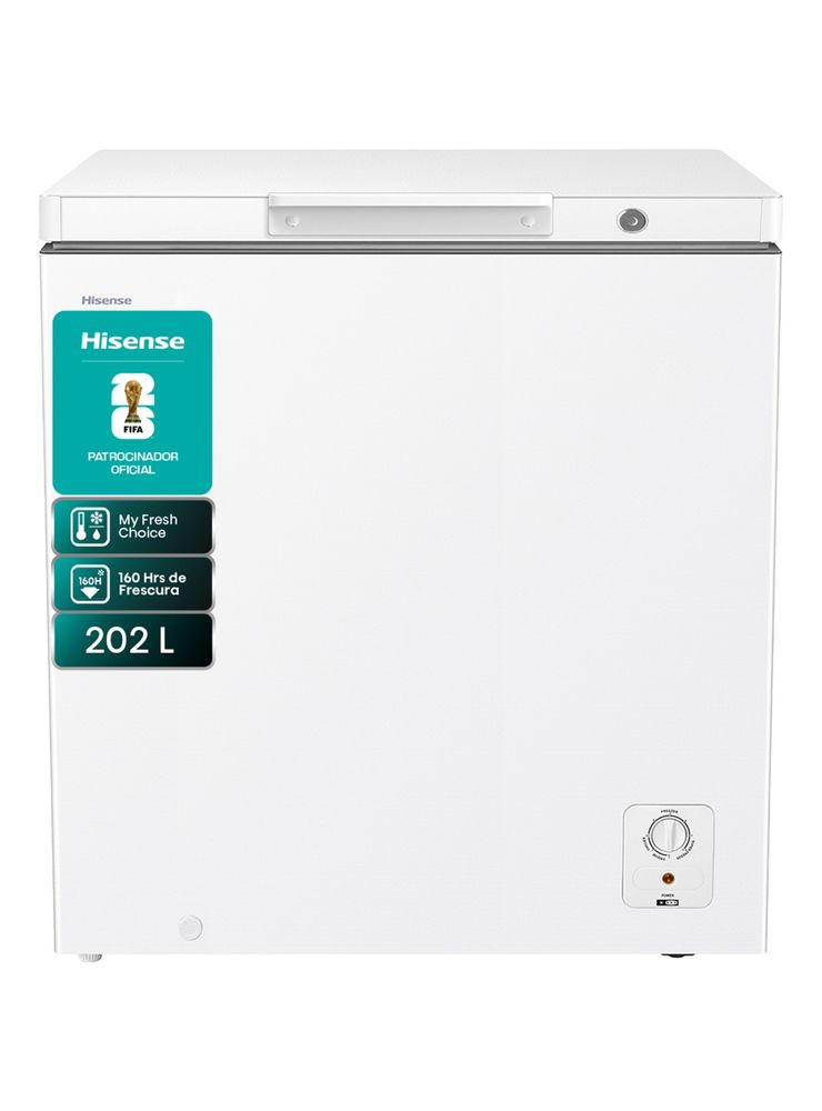 Hisense Freezer Horizontal Frío Directo 202 Litros FT200N1BWF