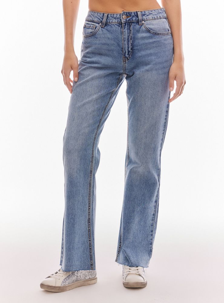 Foster Jeans Flare Básico Tiro Medio