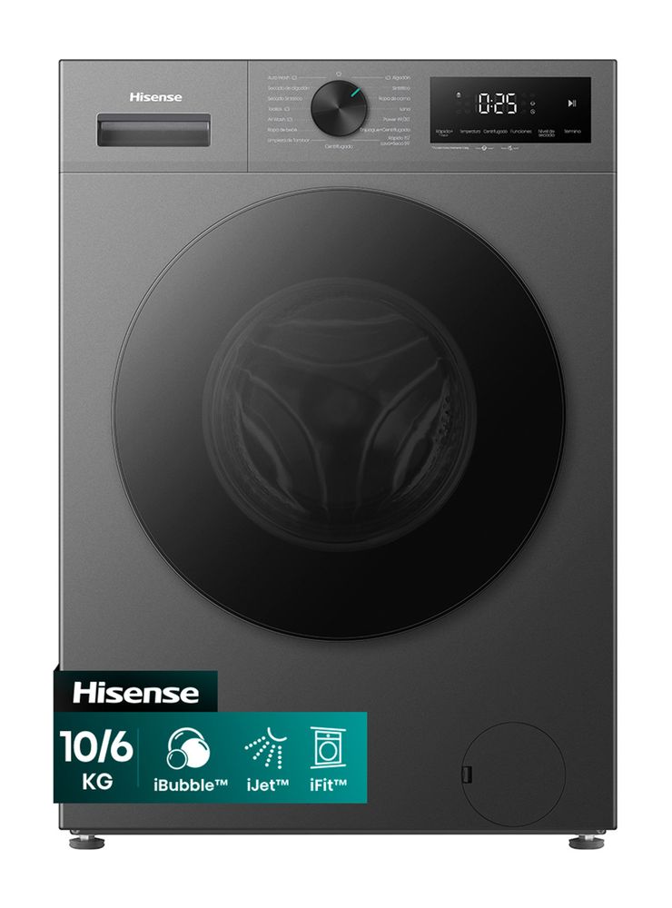 Hisense Lavadora-Secadora Carga Frontal 10/6 Kg WD1i1041BT