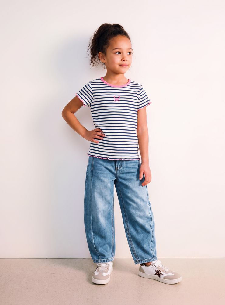 Tribu Jeans Barrel Denim Niña