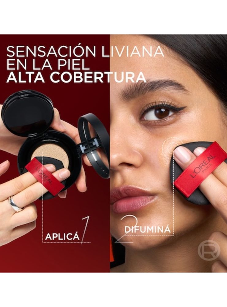 L'Oréal Infaillible 24H Air Wear Cushion Foundation 100, foto 4