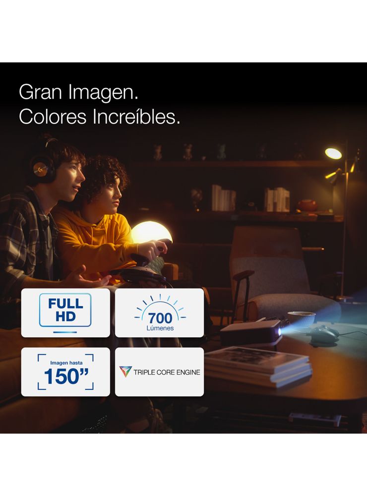 Epson Lifestudio Pop EF-61W Blanco Cálido, foto 4
