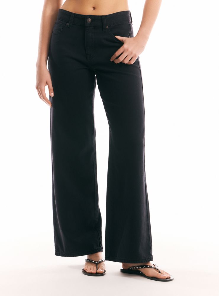 Foster Jeans Básico Wide Leg