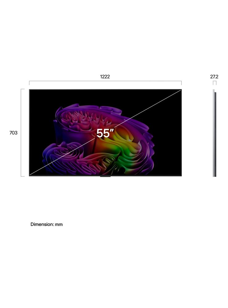 OLED Smart TV 55'' 4K UHD Evo AI G6 2026 + Magic Remote Control, foto 2