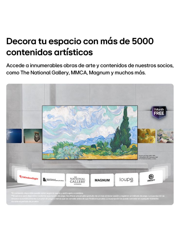 LG Gallery TV LX7 65", foto 4