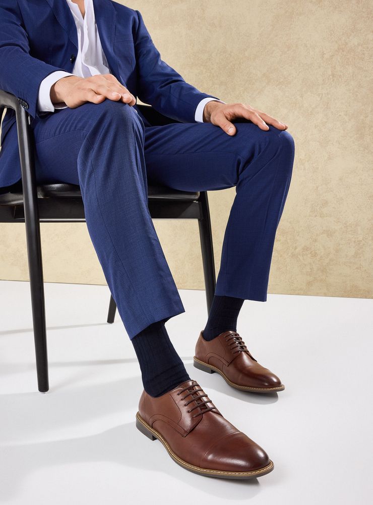 Alaniz Zapato de Vestir Estilo Derby Cuero Hombre