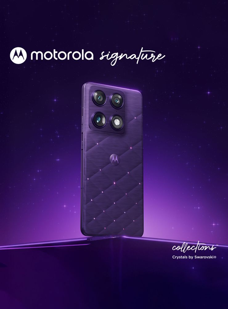 Motorola Signature Swarovski Edition 5G 512GB 12GB Morado, foto 6