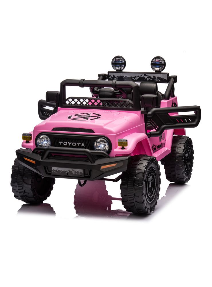 Kidscool Jeep Toyota Fj Crusier 12V Rosado