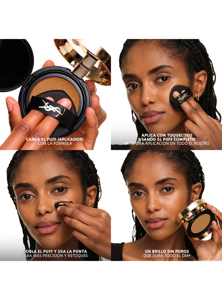 Base de Maquillaje YSL Skin Affair Cushion Foundation Tono MW7.5, foto 4