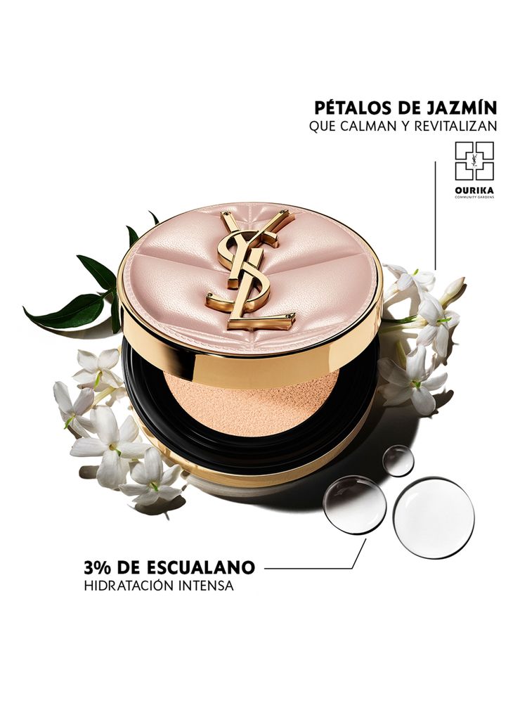 Base de Maquillaje YSL Skin Affair Cushion Foundation Tono MW7.5, foto 3
