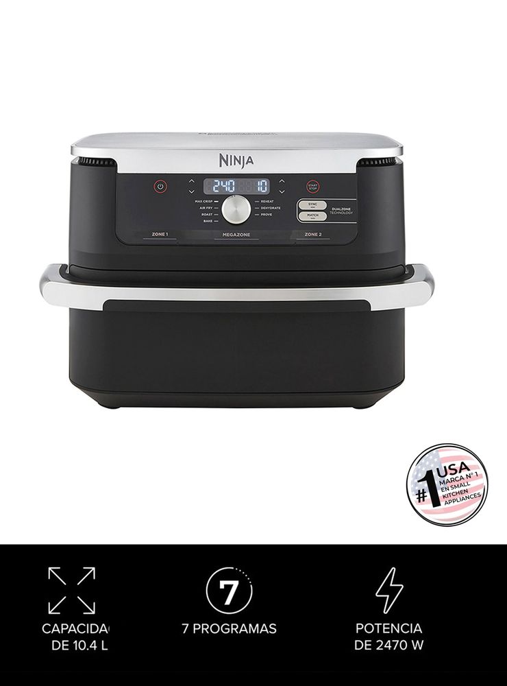 Ninja Foodi XL Dual Zone AF500EU 10.4L Negro, foto 2